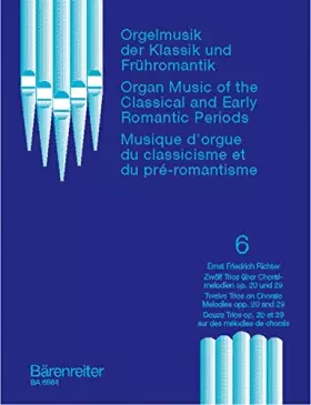 Couverture du produit · A. Richter-Trios(12) Op.20 29 (Orgelmusik)-Organ