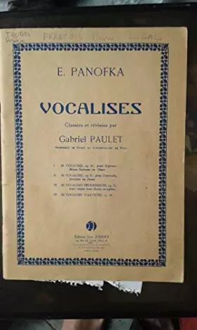 Vocalises - E. PANOFKA