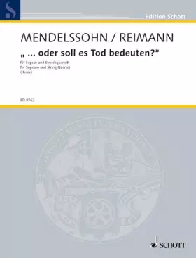 Couverture du produit · ... oder soll es tod bedeuten? -partition+parties separees