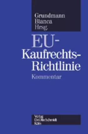 Couverture du produit · EU-Kaufrechts-Richtlinie: Kommentar