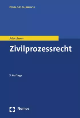 Couverture du produit · Zivilprozessrecht