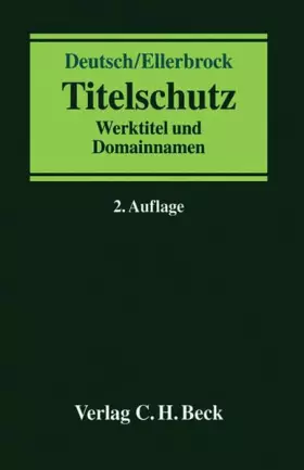 Couverture du produit · Titelschutz: Werktitel und Domainnamen
