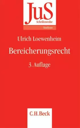 Couverture du produit · Bereicherungsrecht (JuS-Schriftenreihe/Studium)
