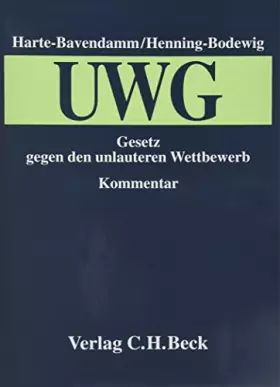 Couverture du produit · Gesetz gegen den unlauteren Wettbewerb: Mit Preisangabenverordnung