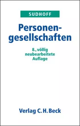 Couverture du produit · Personengesellschaften