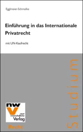 Couverture du produit · Einführung in das Internationale Privatrecht mit UN-Kaufrecht