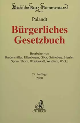 Couverture du produit · Bürgerliches Gesetzbuch: mit Nebengesetzen insbesondere mit Einführungsgesetz (Auszug) einschließlich Rom I-, Rom II und Rom II
