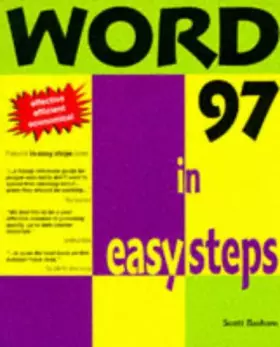 Couverture du produit · Word 97 in Easy Steps