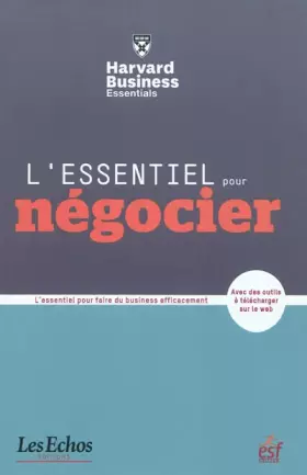 Couverture du produit · L'essentiel pour negocier