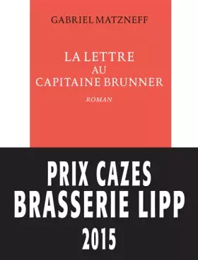 Couverture du produit · La lettre au capitaine Brunner