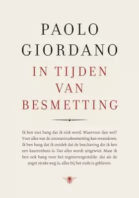 Couverture du produit · In tijden van besmetting