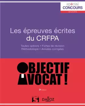 Couverture du produit · Les épreuves écrites du CRFPA