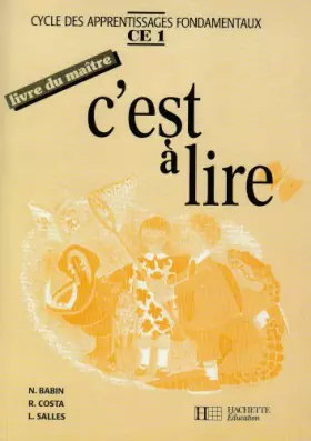 Couverture du produit · C'est à lire, CE1. Livre du maître