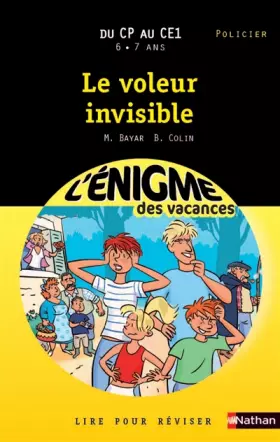 Couverture du produit · Cahier de vacances  - Enigmes vacances Voleur invisible