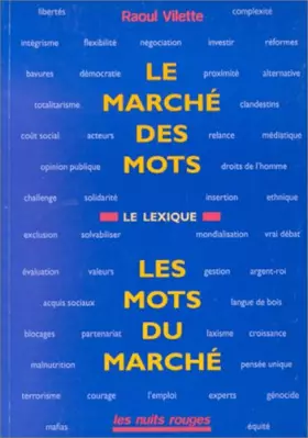 Couverture du produit · Le marché des mots, les mots du marché: Le lexique