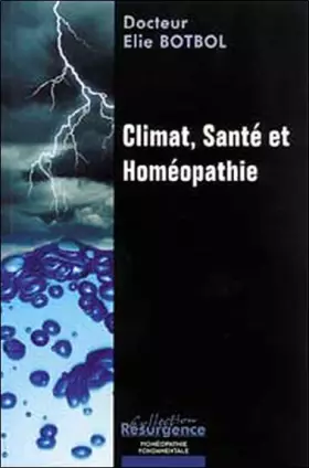 Couverture du produit · Climat, santé et homéopathie