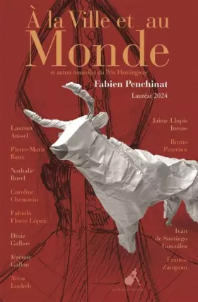 Couverture du produit · À la ville et au monde: et autres nouvelles du Prix Hemingway 2024