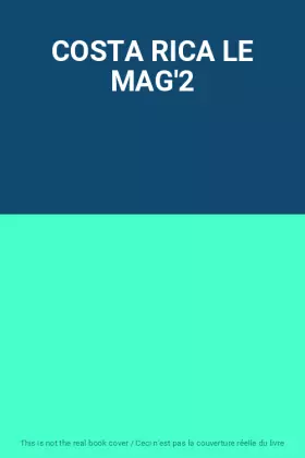 Couverture du produit · COSTA RICA LE MAG'2