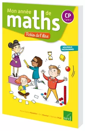 Couverture du produit · Mathématiques CP cycle 2 Mon année de maths : Fichier de l'élève