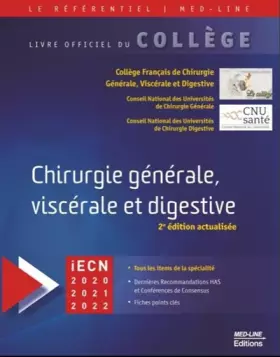 Couverture du produit · Chirurgie générale, viscérale et digestive