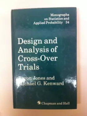 Couverture du produit · Design and Analysis of Cross-Over Trials (Chapman & Hall/CRC Monographs on Statistics & Applied Probability)
