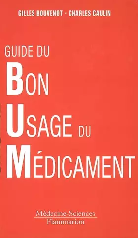 Couverture du produit · Guide du bon usage du médicament