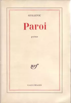 Couverture du produit · Paroi