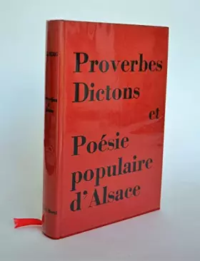 Couverture du produit · Proverbes, dictons et poésie populaire d'Alsace (Chroniques)