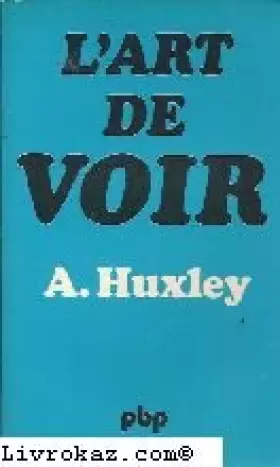 Couverture du produit · L'art de voir