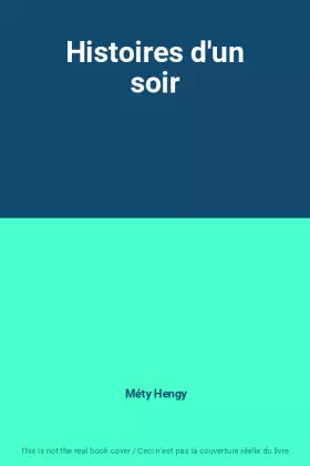 Couverture du produit · Histoires d'un soir