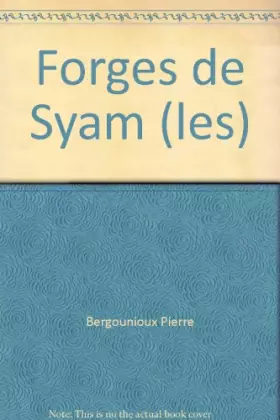 Couverture du produit · Les Forges de Syam