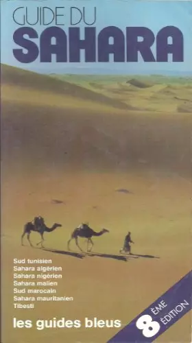 Couverture du produit · Guide du Sahara