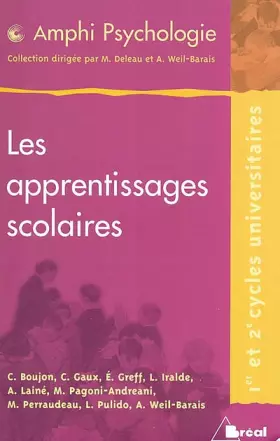 Couverture du produit · Les apprentissages scolaires