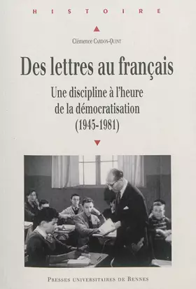 Couverture du produit · LETTRES AU FRANCAIS