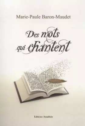 Couverture du produit · Des mots qui chantent