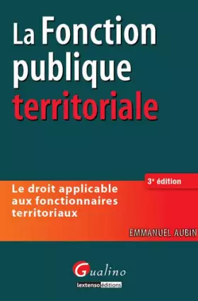 Couverture du produit · La Fonction Publique Territoriale