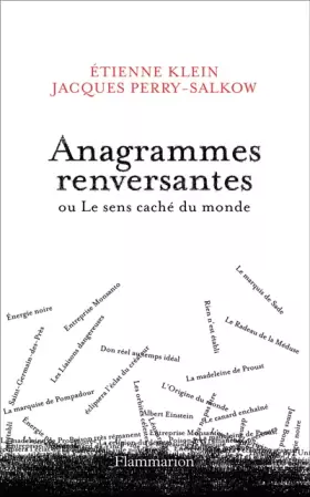 Couverture du produit · Anagrammes renversantes ou Le sens caché du monde