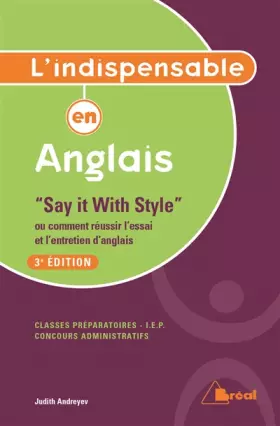 Couverture du produit · Say it with style