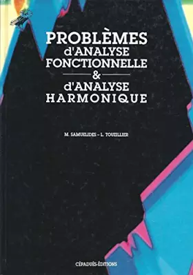 Couverture du produit · Problèmes d'analyse fonctionnelle & d'analyse harmonique