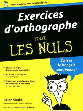 Couverture du produit · Exercices d'orthographe pour les Nuls