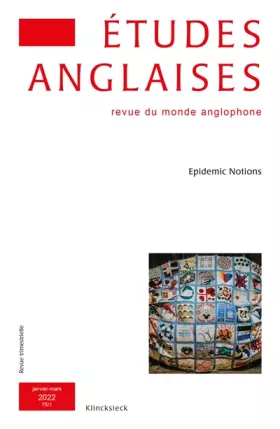 Couverture du produit · Études anglaises - N°1/2022: Epidemic Notions