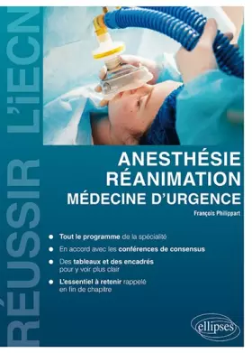 Couverture du produit · Réanimation, médecine d'urgence et anesthésie