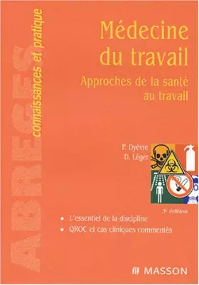 Couverture du produit · Médecine du travail