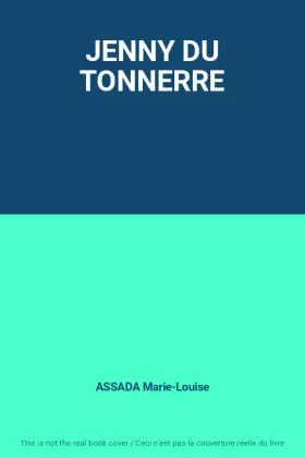 Couverture du produit · JENNY DU TONNERRE