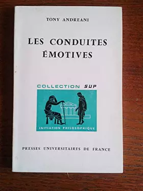 Couverture du produit · Les conduites émotives