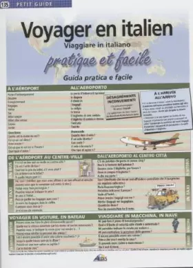 Couverture du produit · PG135 - Voyager en italien : Viaggiare in italiano, Pratique et facile, Guida pratica e facile