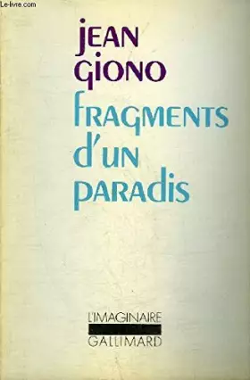 Couverture du produit · FRAGMENTS D'UN PARADIS.