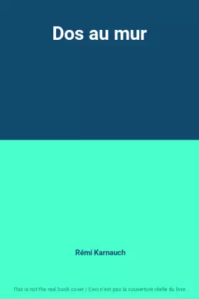 Couverture du produit · Dos au mur