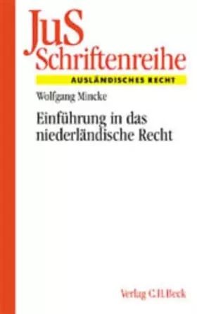 Couverture du produit · Einführung in das niederländische Recht