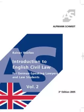 Couverture du produit · Introduction to English Civil Law: for German Speaking Lawyes and Law Students (Alpmann und Schmidt - Skripte)